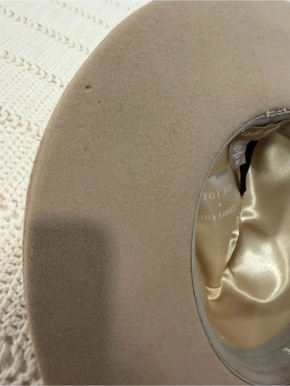 Gigi Pip Wide-Brim Wool Hat
